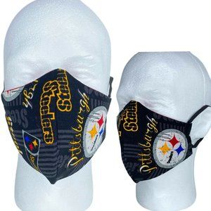 Pittsburgh Steelers Face Mask With Adjustable Stra